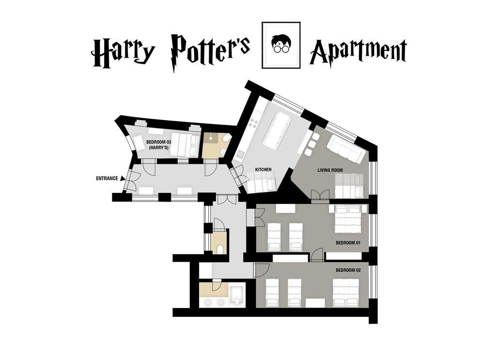 Amazing Harry Potter'S Apt. At Old Town 프라하 외부 사진